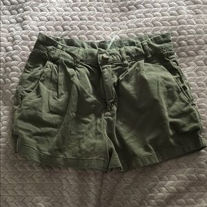 green free people shorts